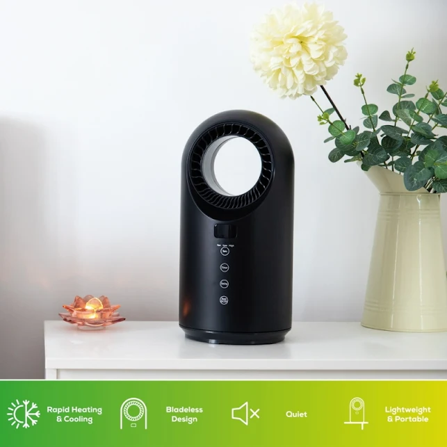 TCP Smart Portable Bladeless Fan Heater 1500W Black - HJAY1090 8 TCP Smart Portable Bladeless Fan Heater 1500W Black - HJAY1090 - Image 8