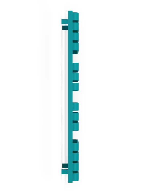 Terma Warp T One Electric Towel Rail 1110x500mm Matt Teal - WWWTN111050K5M8E8P 5 Terma Warp T One Electric Towel Rail 1110x500mm Matt Teal - WWWTN111050K5M8E8P - Image 5