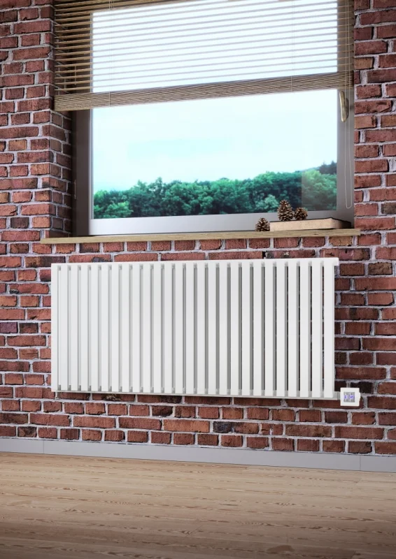 Terma Nemo Electric Horizontal 530mm X 1185mm Designer Radiator Sea Salt White - WLNEM053118-SFMSE7TS1D 2 Terma Nemo Electric Horizontal 530mm X 1185mm Designer Radiator Sea Salt White - WLNEM053118-SFMSE7TS1D - Image 2