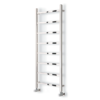 Towelrads Diva Polished Stainless Steel Heated Towel Rail 1200x500mm - 230007