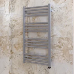 Terma Fiona One Electric Towel Rail 900x480mm Sparkling Gravel - WWFIE090048-KRGRE8P