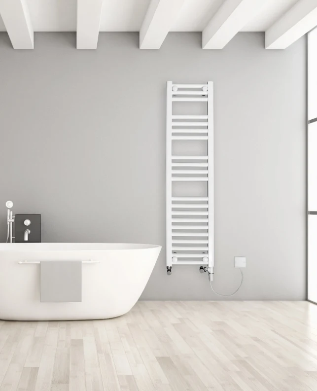 Discount Straight Dual Fuel White Towel Rail 1750mm X 500mm - 5M17DF 5 Discount Straight Dual Fuel White Towel Rail 1750mm X 500mm - 5M17DF - Image 5