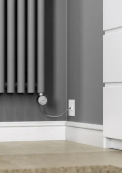 Terma Rolo Room E Electric Vertical 1800mm X 370mm Designer Radiator Salt N Pepper - WLROR180037SSPPESMOBP01 -Fireplace Emporium e24ecf0f 3a82 45b4 b26f ed74784bcad4