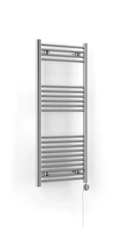 Terma Leo Electric Towel Rail With MEG Element 1200x500mm Chrome - WLLLE120050-KCROE8MEGP