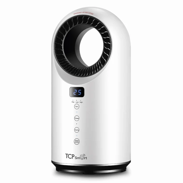 TCP Smart Portable Bladeless Fan Heater 1500W White - HJAY1089 4 TCP Smart Portable Bladeless Fan Heater 1500W White - HJAY1089 - Image 4