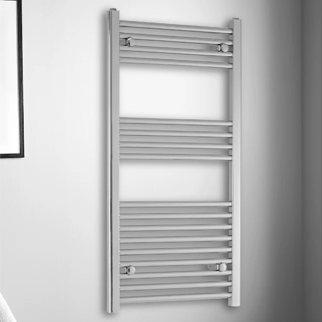 Towelrads Independent Chrome Heated Towel Rail 800x600mm - 130049 1 Towelrads Independent Chrome Heated Towel Rail 800x600mm - 130049