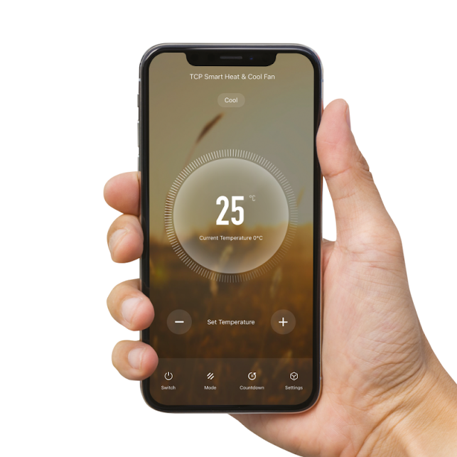 TCP Smart Portable Tower Ceramic Fan Heater 2000W White - HJAY1092 7 TCP Smart Portable Tower Ceramic Fan Heater 2000W White - HJAY1092 - Image 7