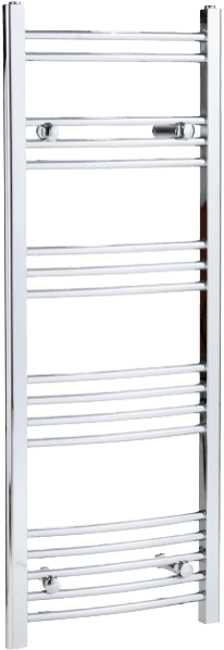 Essentials Heated Towel Rail Chrome 1200 X 600mm Curved 8 Essentials Heated Towel Rail Chrome 1200 X 600mm Curved - Image 8