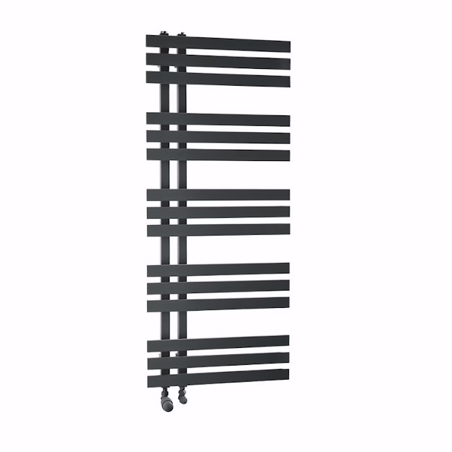 Towelrads Cobham Black Designer Towel Rail 1200x500mm - 120888 1 Towelrads Cobham Black Designer Towel Rail 1200x500mm - 120888