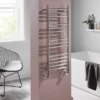 Towelrads Eversley Polished Stainless Steel Heated Towel Rail 1200400mm - 136028