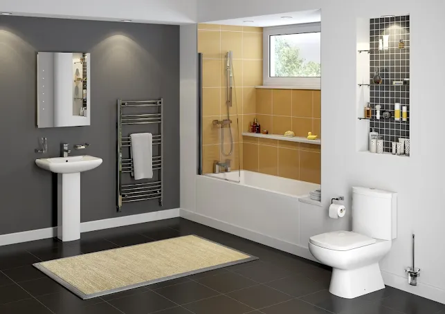 Essentials Heated Towel Rail Chrome 1200 X 600mm Curved 9 Essentials Heated Towel Rail Chrome 1200 X 600mm Curved - Image 9