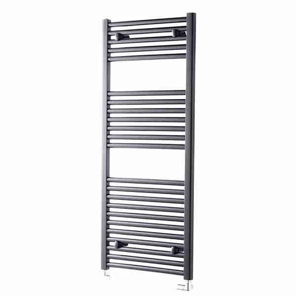 Towelrads Pisa Straight Anthracite Heated Towel Rail 1200x500mm - 150005 1 Towelrads Pisa Straight Anthracite Heated Towel Rail 1200x500mm - 150005