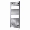 Towelrads Pisa Straight Anthracite Heated Towel Rail 1200x600mm - 150006